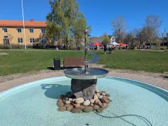 Vilhelminaparken i Fagersta den 1 maj 2026. Arkivbild.